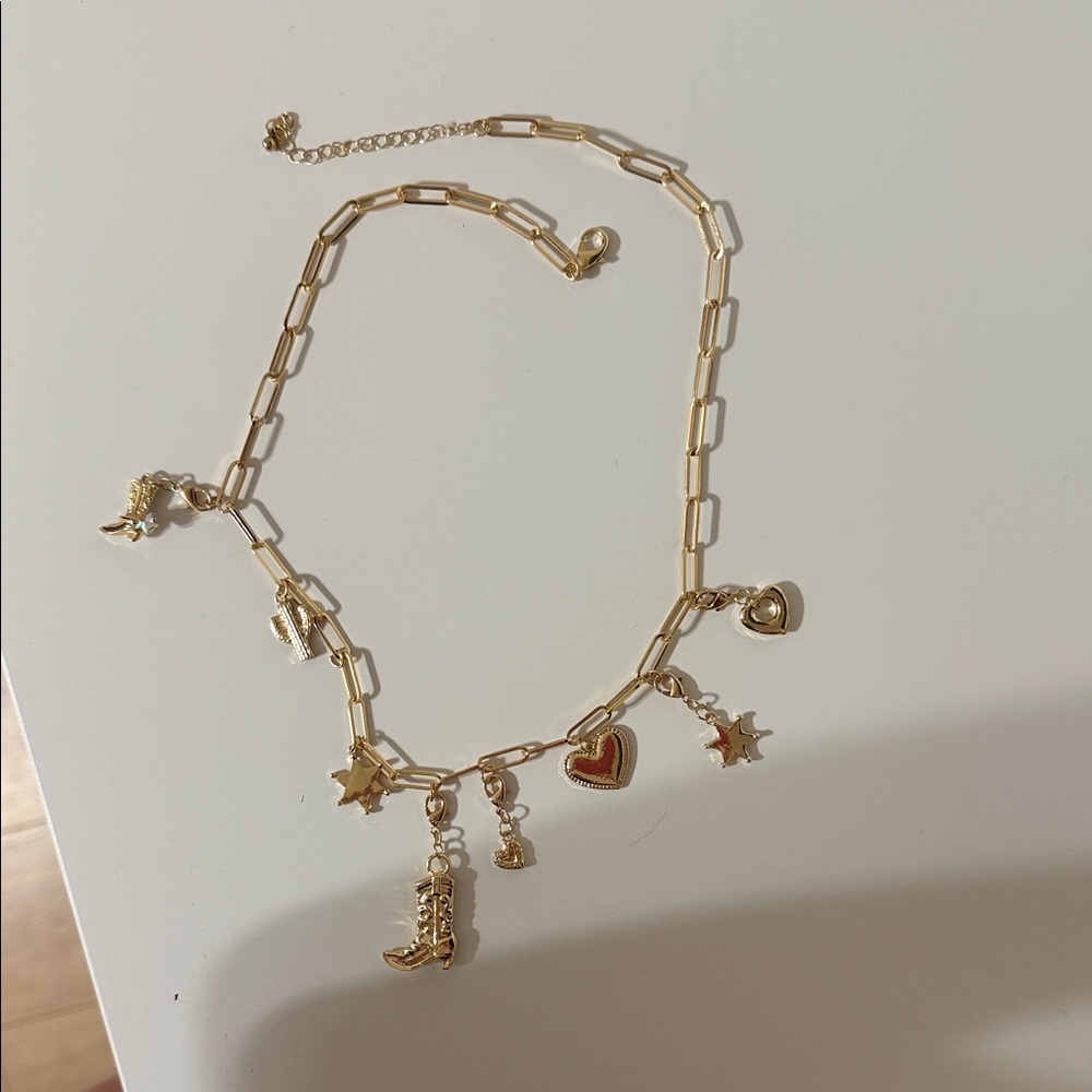 Gold Charm Necklace